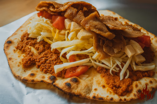 Döner mit frischen Beilagen